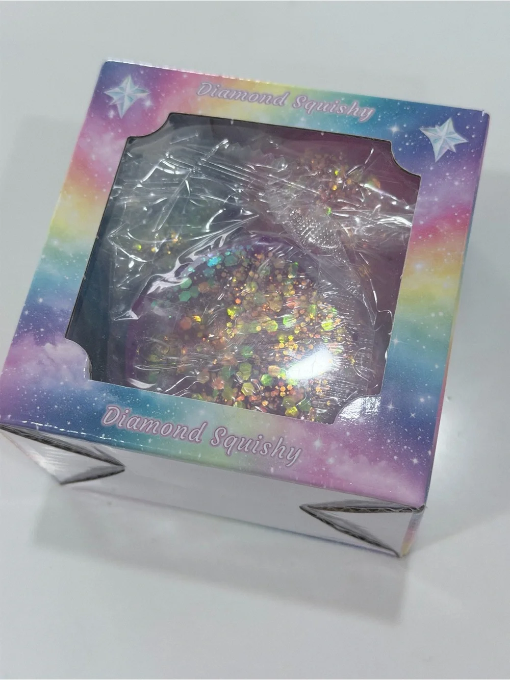 Sparkle Stress Ball - Iridescent Multicolor